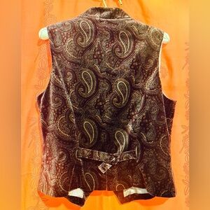 Vintage paisley vest